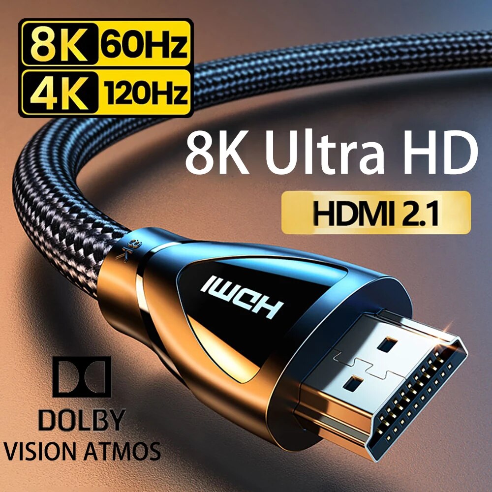 Hdmi Cable 2.1 - HDMI-Compatibele 2.1 Kabel Ultra Hoge Snelheid