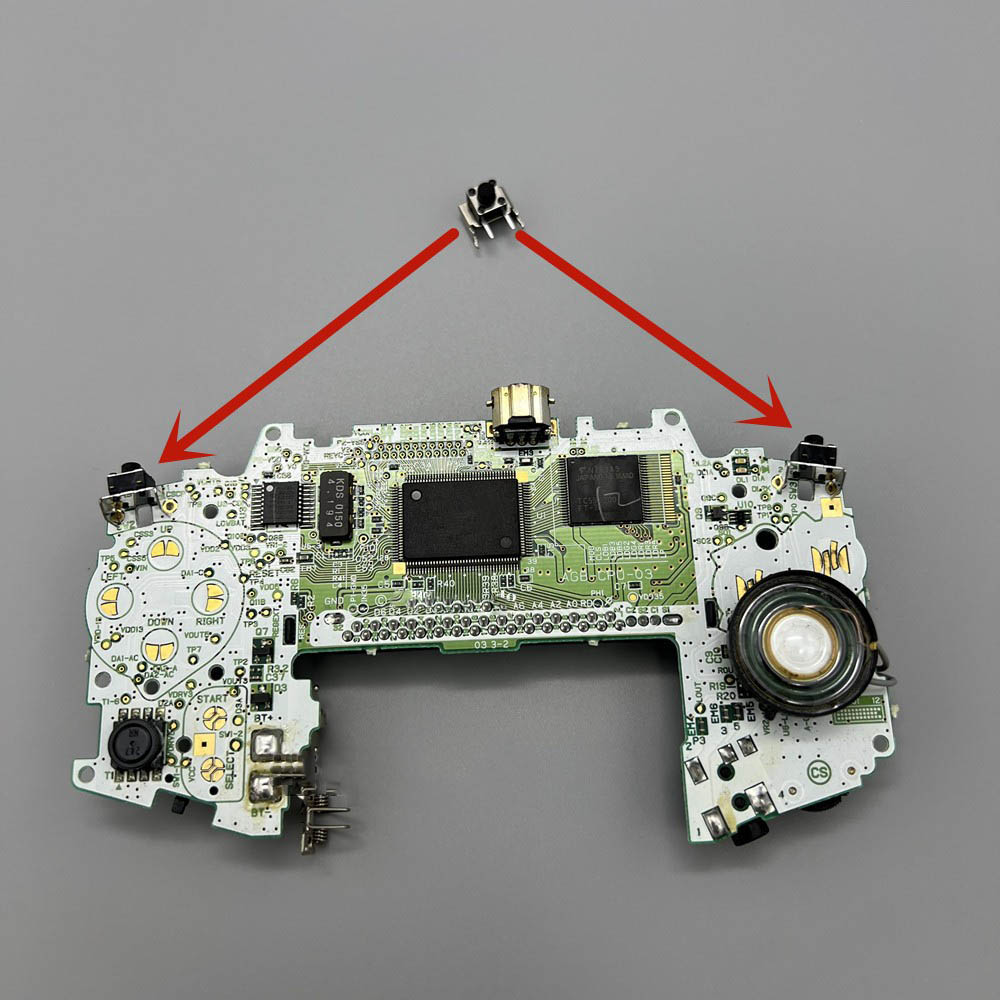 Gaming Console Buttons - Voor GBA Game Console Moederbord L