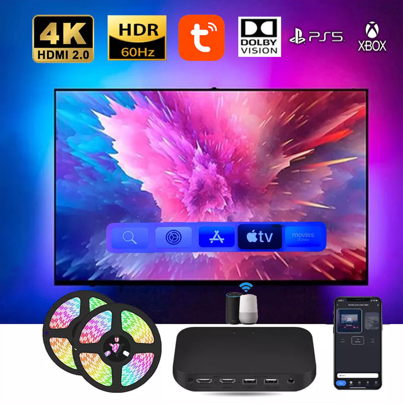 Hdmi Cable 2.1 - Smart Ambient TV Led-achtergrondverlichting voor 4K