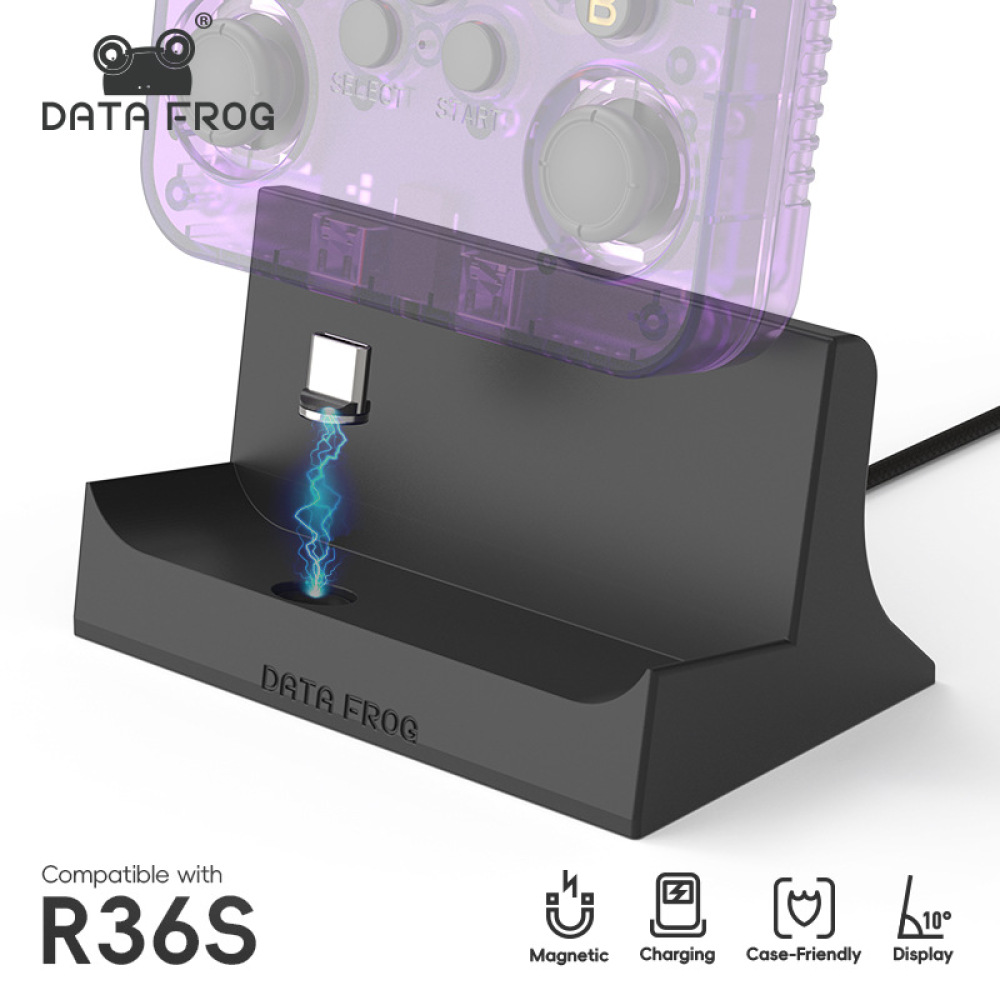 Gaming Console R36S - R36S Gaming Console Magnetische Oplaadbasis Type