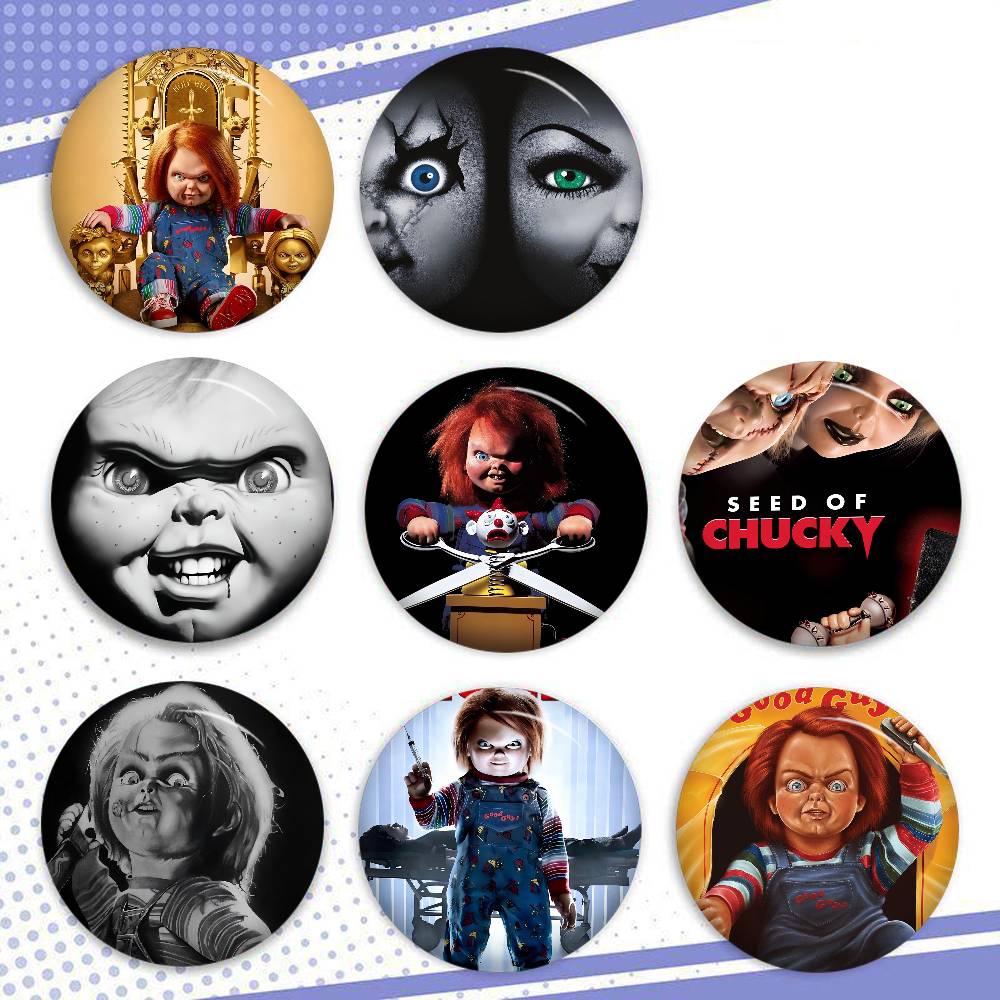 Gaming Console Buttons - Horrorfilm Chucky Kinderspel Zachte Knop Pin