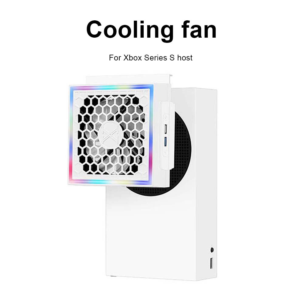Gaming Console Xbox Series S - Led Koelventilator Koeler Met Led Strip