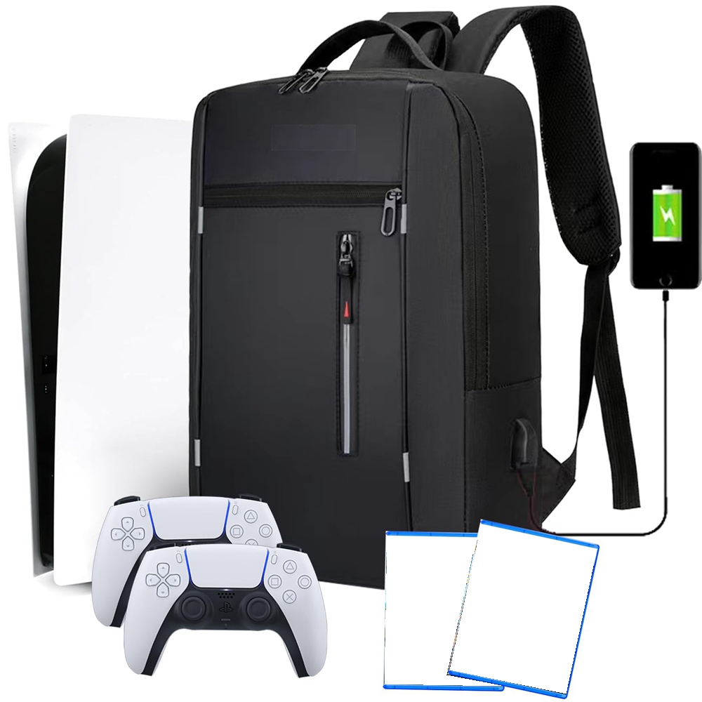 Gaming Console Bag - Multifunctionele opbergtas Game Console-rugzak voor PlayStation