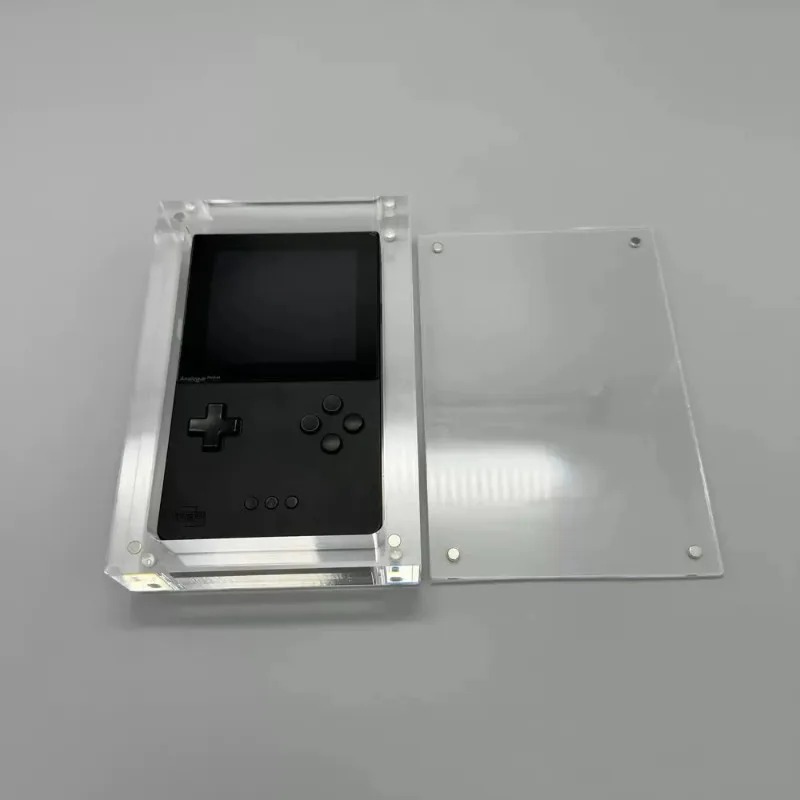 Gaming Console Organizer - Transparante magnetische acryl console-opbergkoffer - Stofdichte