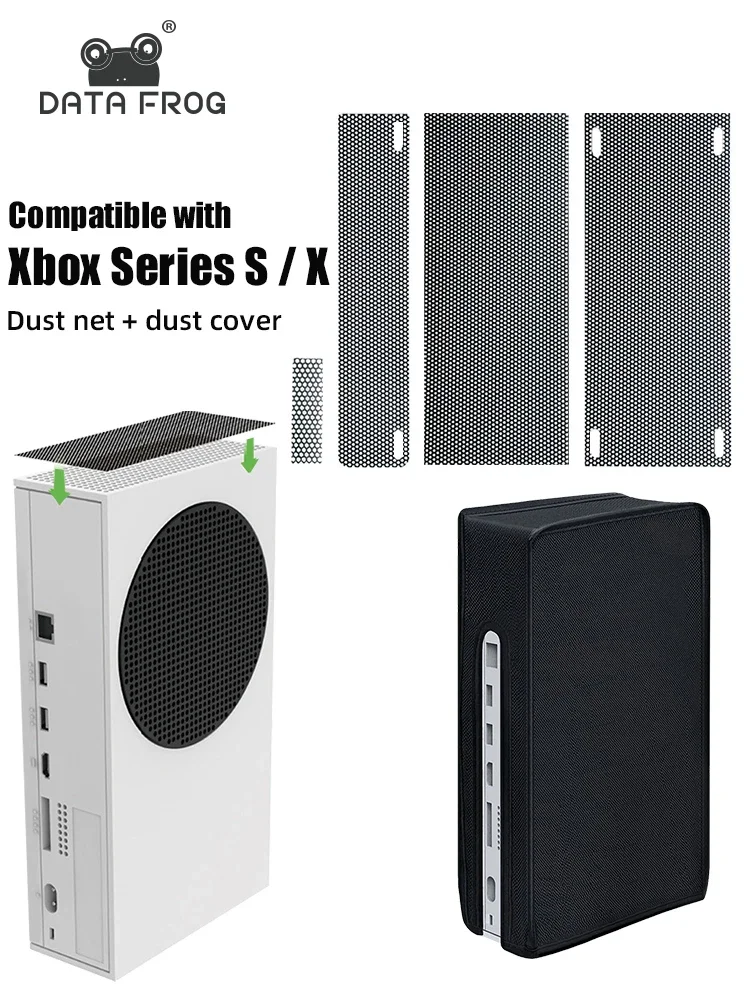 Gaming Console Xbox Series S - DATA FROG Afneembare, wasbare, stofdichte beschermhoesfilterset