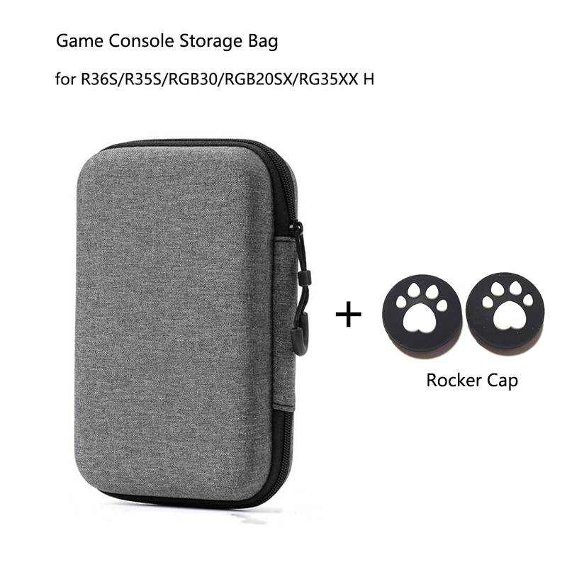 Gaming Console Organizer - Game Console Opbergtas voor R36S/R35S/RGB30/RGB20SX/RG353M/RG35XX H