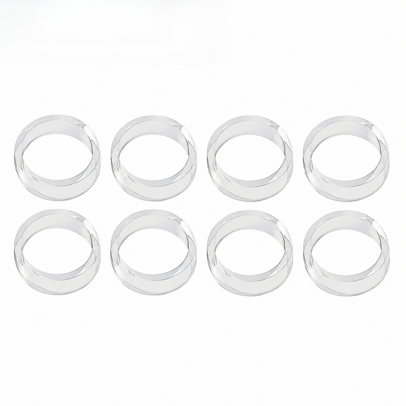 Gaming Console Buttons - 8 stuks elastische siliconen joystick-ringen geschikt