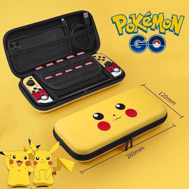 Gaming Console Bag - Pokemon Pikachu opbergtas voor Switch OLED