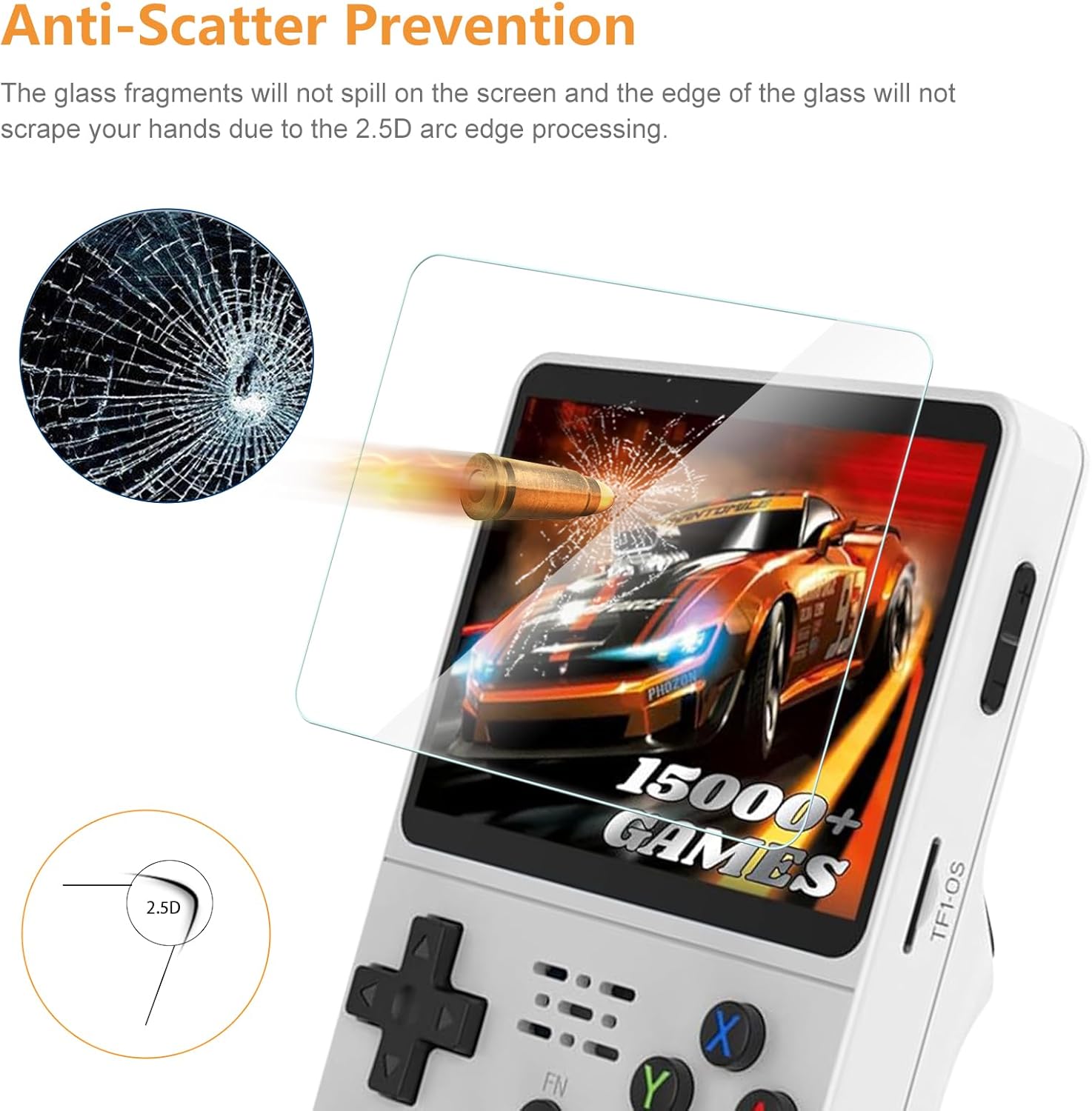3-in-1 draagtas met gehard gla - Gaming Console R36S recensie en prijs