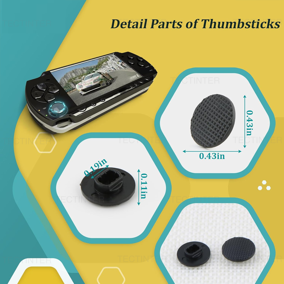 Voor PSP 1000 Console 3D Analo - Gaming Console Buttons recensie en prijs