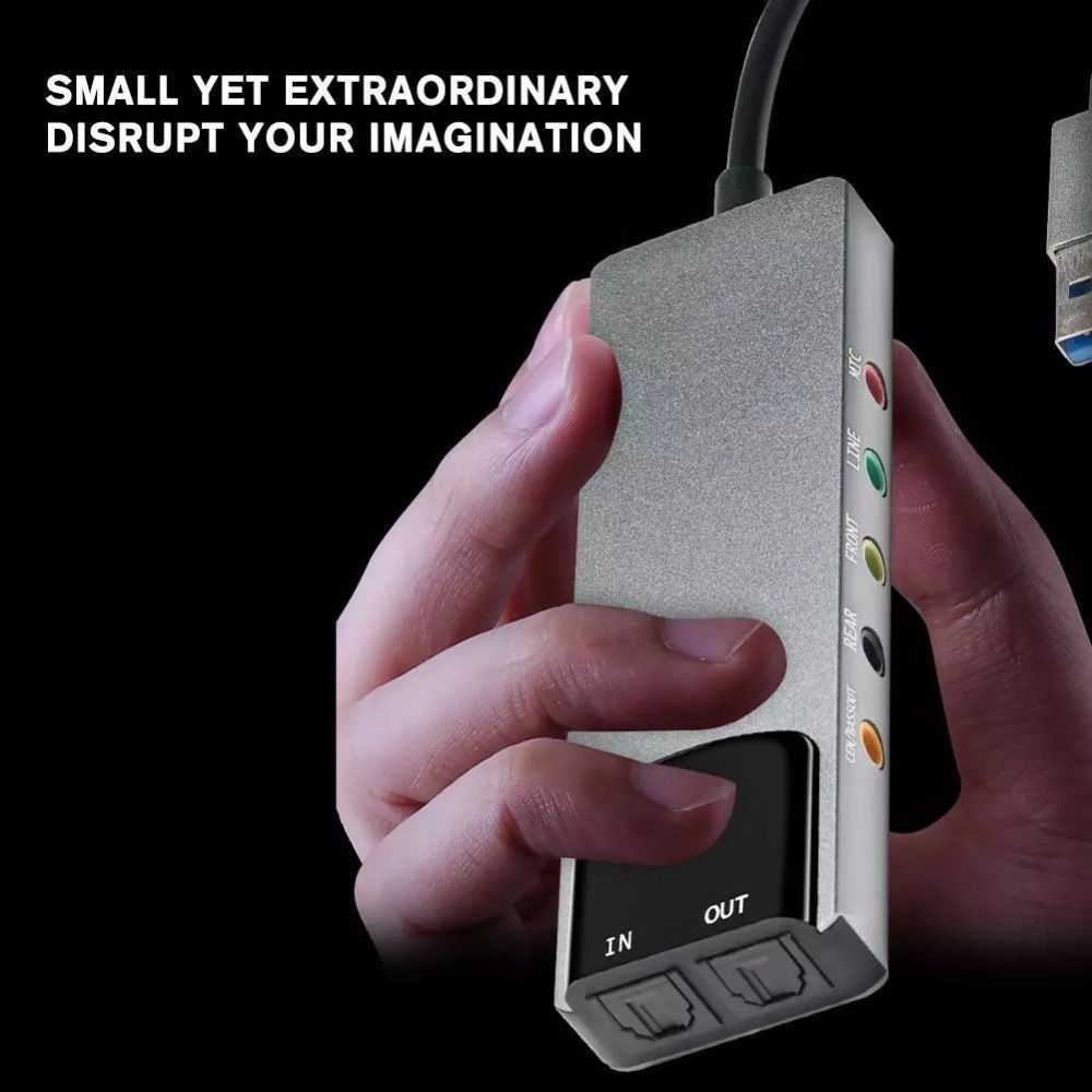 Nieuwe USB-geluidskaart 7.1 5. - Pc Gaming Handheld Console recensie en prijs