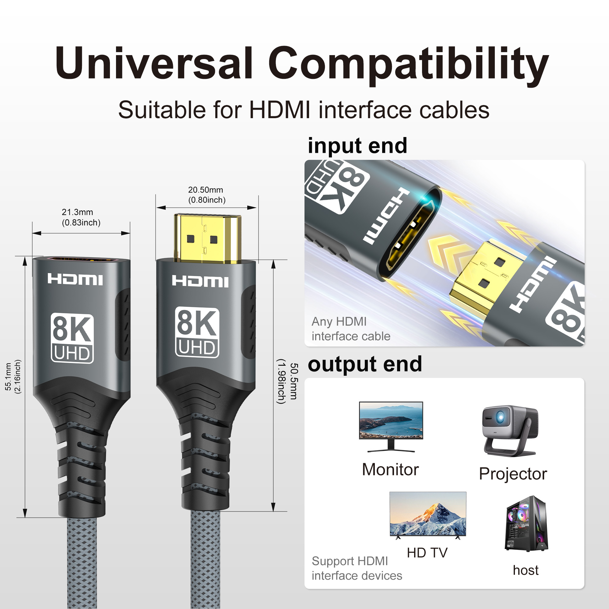 HDMI 2.1 Verlengkabel 8K HDMI  - Hdmi Cable 2.1 recensie en prijs