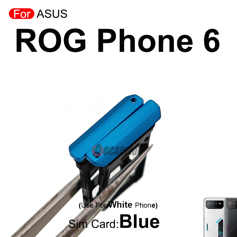Blauw Rood Sim Tray Voor ASUS  - Gaming Console Mobile recensie en prijs