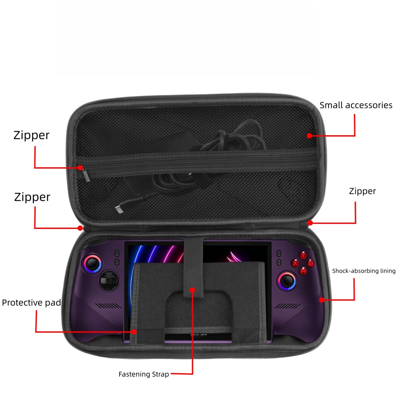 Draagtas voor MSI Claw 8 EX AI - Gaming Console Organizer recensie en prijs