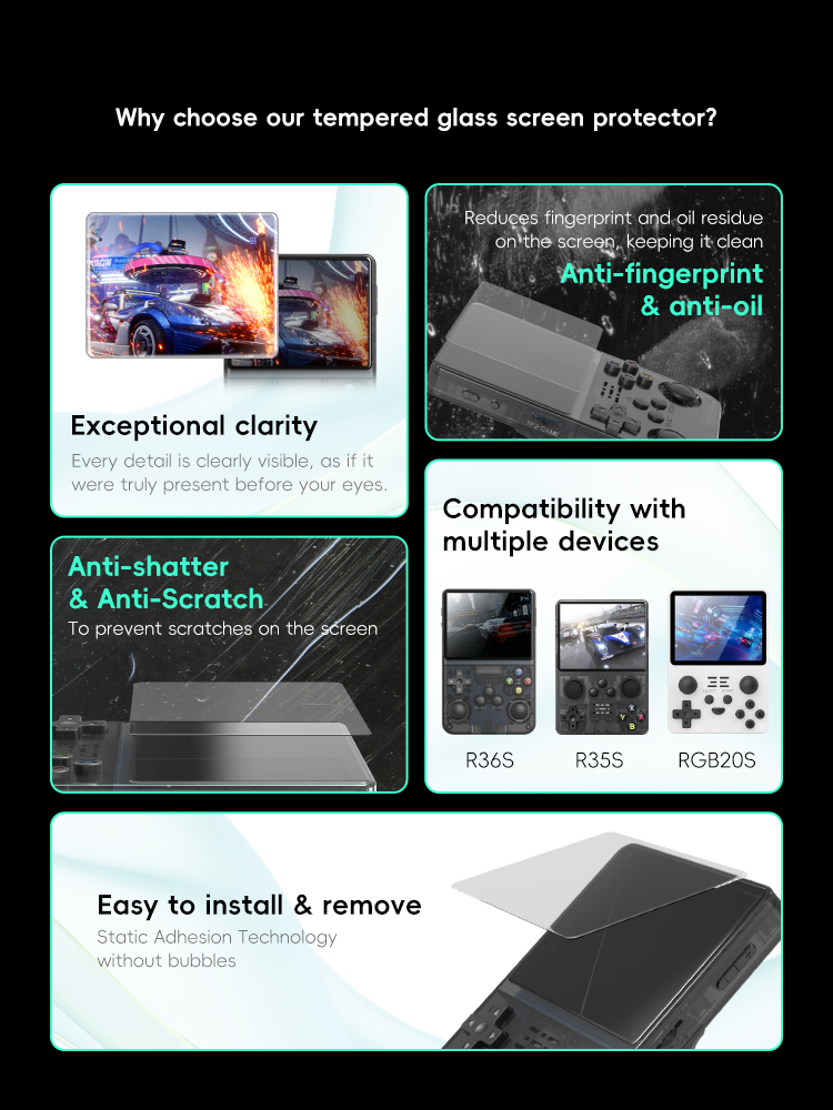 DATA FROG R36S Screen Protecto - Gaming Console R36S recensie en prijs