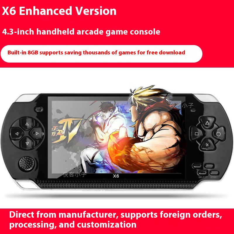 Psp 3000X6 Consola 12 soorten  - Gaming Console X6 recensie en prijs
