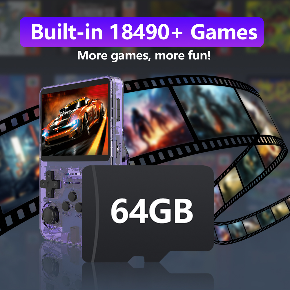 64GB Gamekaart voor R36S Game  - Gaming Console R36S recensie en prijs