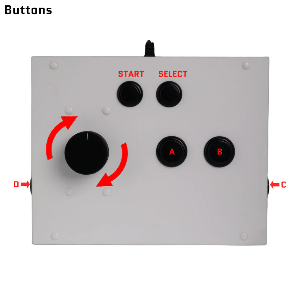 Links/Rechts Layout Games Cons - Gaming Console Buttons recensie en prijs