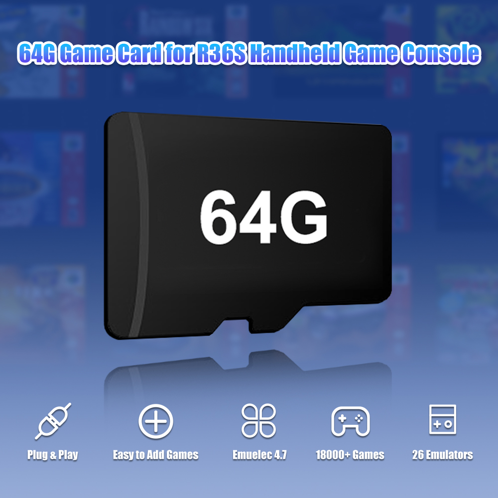 64G Game TF-kaart voor R36S Vi - Gaming Console R36S recensie en prijs