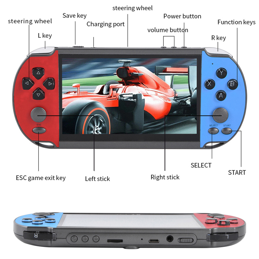 Draagbare Handheld Videogame T - Gaming Console Kids recensie en prijs
