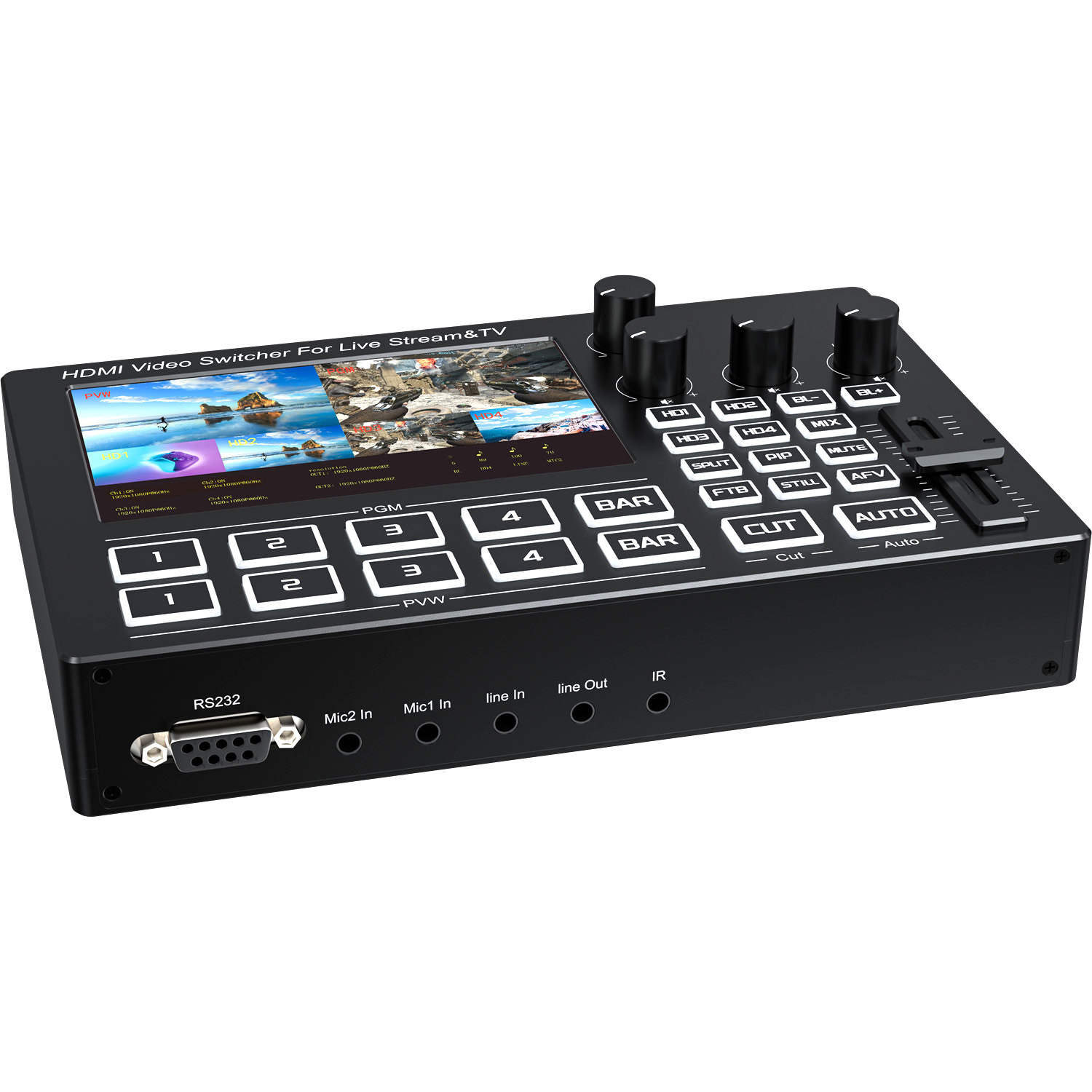 1080P 4-kanaals HDMI live stre - Gaming Console And recensie en prijs