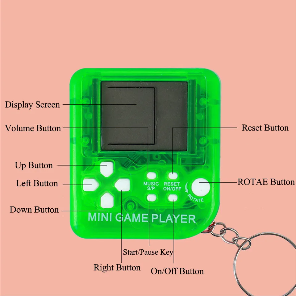 Retro Mini Handheld Game Spele - Gaming Console Kids recensie en prijs