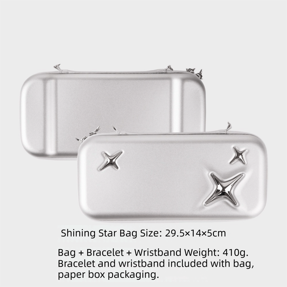 Zilver Sprankelende Gaming Con - Gaming Console Organizer recensie en prijs